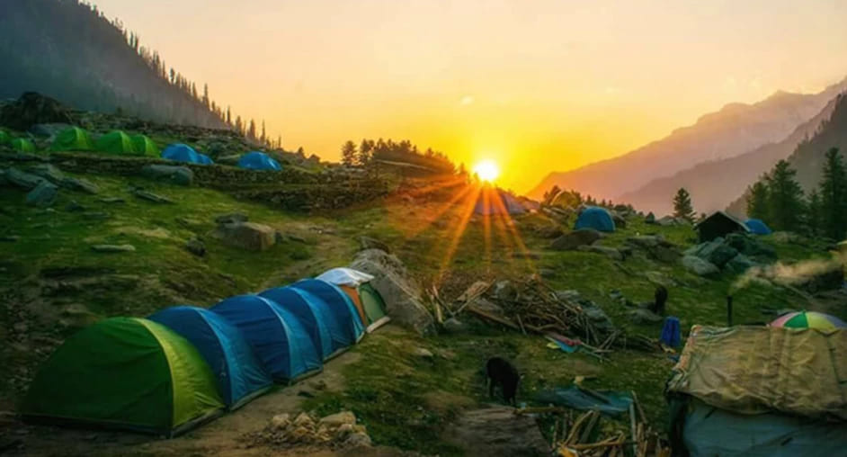 Kheerganga & Tirthan Valley – camping - top things to do in kasol