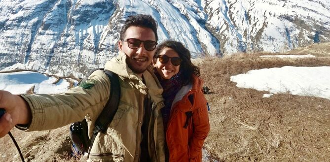 Rohan Thakur & Bharati Bahrani - Ronnie & Barty - top travel vloggers in India
